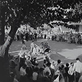 Negative - Bendigo Easter Fair 1958 - Chinese Dragon Awakening Ceremony, Allan Doney, 1950 -1970