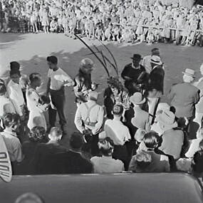 Negative - Bendigo Easter Fair 1958 - Chinese Dragon Awakening Ceremony, Allan Doney, 1950 -1970
