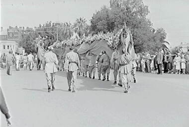 Negative - Bendigo Easter Fair 1960 - Chinese Dragon, Allan Doney, 1950 -1970