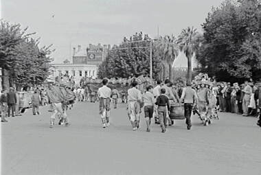 Negative - Bendigo Easter Fair 1960 - Chinese Dragon, Allan Doney, 1950 -1970