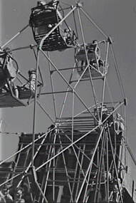 Negative - Bendigo Easter Fair 1962 - Rides, Allan Doney, 1950 -1970