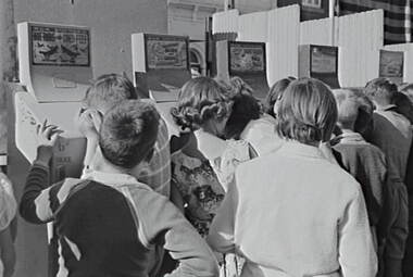 Negative - Bendigo Easter Fair 1962 - Movie Slot Machine, Allan Doney, 1950 -1970