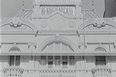 Negative - Bendigo Arcade, Allan Doney, 1950 -1970