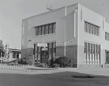 Negative - Old Library - Bendigo, Allan Doney, 1950 -1970