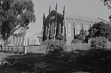 Negative - California Gully - Methodist Church, Allan Doney, 1950 -1970