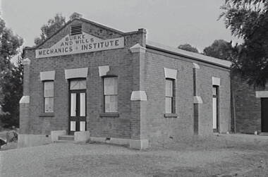 Negative - Fryerstown - Burke and Wills Mechanics Institute, Allan Doney, 1950 -1970