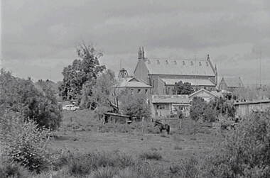 Negative - Long Gully - Church and Paddock, Allan Doney, 1950 -1970