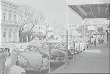 Negative - View Street Bendigo - Commercial Bank, Allan Doney, 1950 -1970