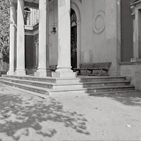 Negative - Castlemaine - Building Entrance - Columns, Allan Doney, 1950 -1970