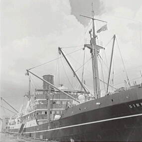 Negative - Victoria Docks - Ship, Allan Doney, 1950 -1970