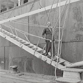 Negative - Victoria Docks - Ship, Allan Doney, 1950 -1970