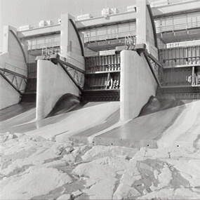Negative - Spillway, Allan Doney, 1950 -1970