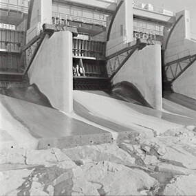 Negative - Spillway, Allan Doney, 1950 -1970