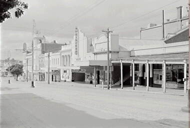 Negative - View Street Bendigo - Princess Theatre, Allan Doney, 1950 -1970