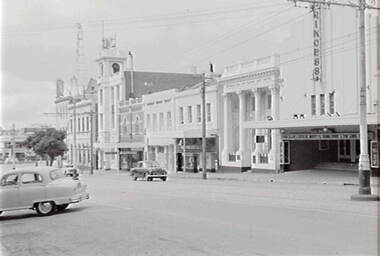 Negative - View Street Bendigo - Princess Theatre, Allan Doney, 1950 -1970