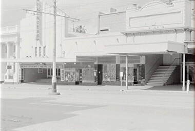 Negative - View Street Bendigo - Princess Theatre, Allan Doney, 1950 -1970