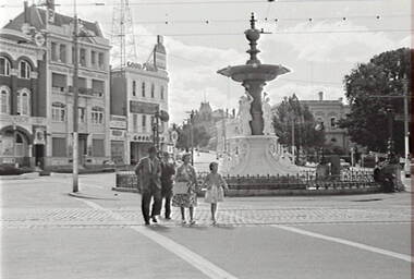 Negative - Alexandra Fountain Bendigo - View Point, Allan Doney, 1950 -1970