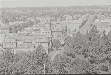 Negative - Post Office - Shamrock Hotel Bendigo, Allan Doney, 1950 -1970