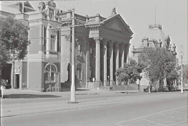 Negative - Masonic Hall Bendigo, Allan Doney, 1950 -1970