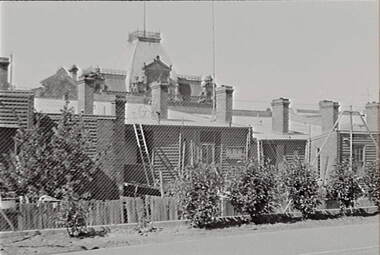 Negative - Buildings - Behind View Street Bendigo - Masonic Hall - ANA, Allan Doney, 1950 -1970
