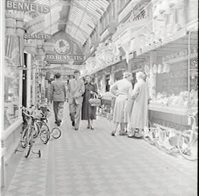 Negative - Bennett’s Arcade Bendigo, Allan Doney, 1950 -1970