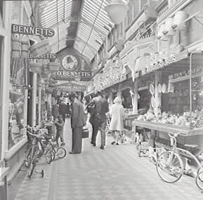 Negative - Bennett’s Arcade Bendigo, Allan Doney, 1950 -1970