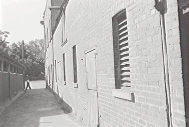 Negative - Howard Place Bendigo - Laneway - Girl Guide Building, Allan Doney, 1950 -1970