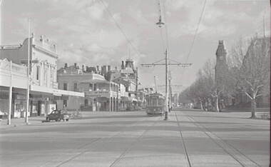 Negative - Pall Mall Bendigo - Court House Hotel - Post Office, Allan Doney, 1950 -1970