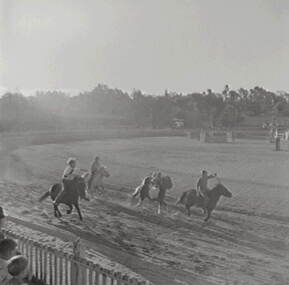 Negative - Bendigo Show 1957 - Children’s Pony Race, Allan Doney, 1950 -1970