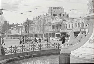 Negative - Alexandra Fountain - Pall Mall Bendigo, Allan Doney, 1950 -1970