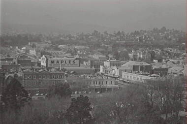 Negative - Urban Scene - Bendigo CBD, Allan Doney, 1950 -1970