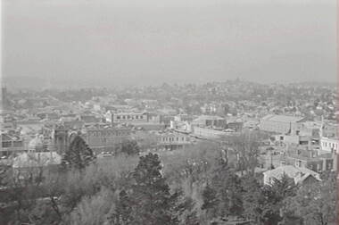 Negative - Urban Scene - Bendigo CBD, Allan Doney, 1950 -1970