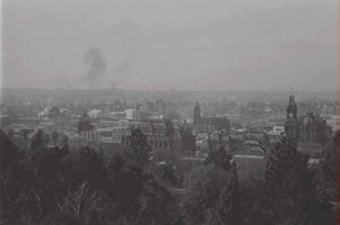 Negative - Urban Scene - Bendigo CBD, Allan Doney, 1950 -1970