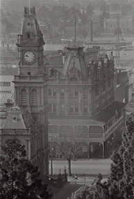 Negative - Post Office - Shamrock Hotel Bendigo, Allan Doney, 1950 -1970
