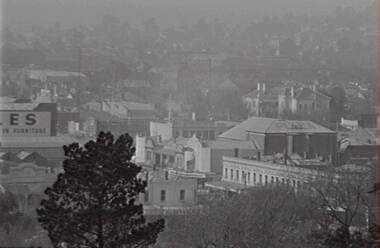 Negative - Bendigo CBD - Mitchell Street, Allan Doney, 1950 -1970