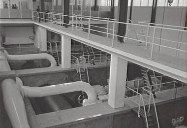 Negative - Lake Eppalock - Pump House, Allan Doney, 1950 -1970