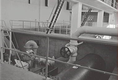 Negative - Lake Eppalock - Pump House, Allan Doney, 1950 -1970