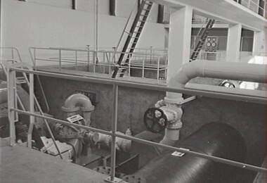 Negative - Lake Eppalock - Pump House, Allan Doney, 1950 -1970