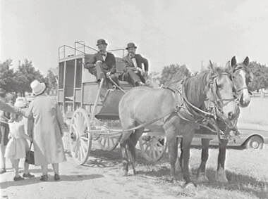 Negative - Horse and Coach, Allan Doney, 1950 -1970