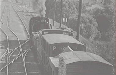 Negative - Railway Goods Yard Bendigo, Allan Doney, 1950 -1970