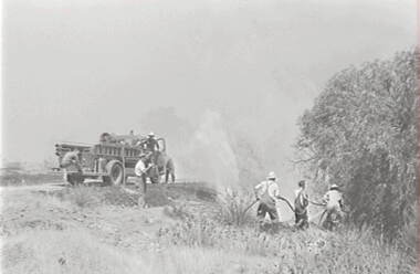 Negative - Fire Fighting, Allan Doney, 1950 -1970
