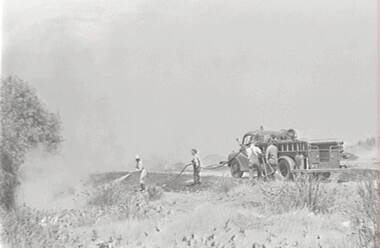 Negative - Fire Fighting, Allan Doney, 1950 -1970