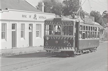 Negative - Rose of Australia Hotel - Tram, Allan Doney, 1950 -1970