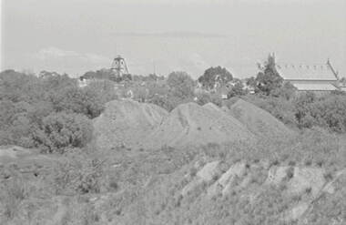 Negative - Mullock Heaps - Poppet Head, Allan Doney, 1950 -1970