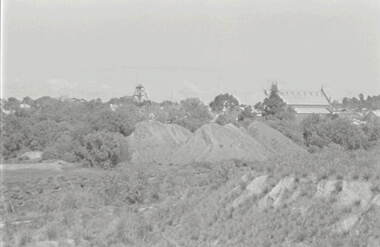 Negative - Mullock Heaps - Poppet Head, Allan Doney, 1950 -1970
