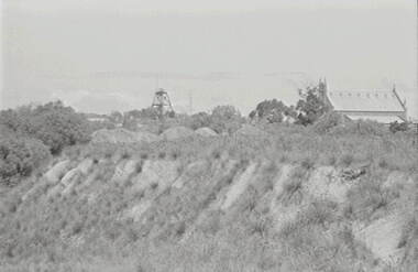 Negative - Mullock Heaps - Poppet Head, Allan Doney, 1950 -1970