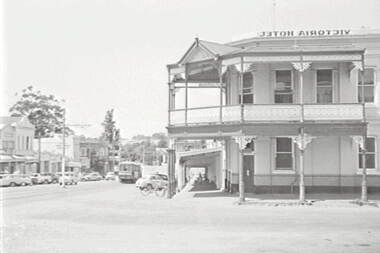 Negative - Victoria Hotel - Eaglehawk - Reverse of 11479, Allan Doney, 1950 -1970