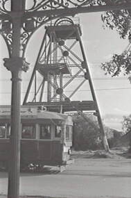 Negative - Iron Bark Mine Bendigo - Poppet Head, Allan Doney, 1950 -1970