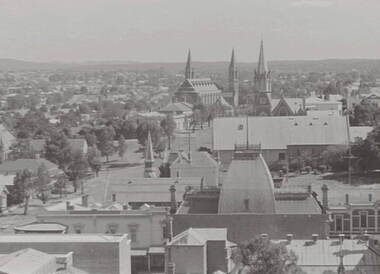 Negative - Urban Scene - Bendigo CBD - after 010159, Allan Doney, 1950 -1970
