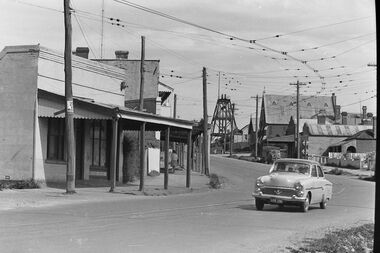 Negative - Long Gully - Businesses - Poppet Head, Allan Doney, 1950 -1970